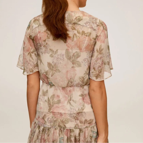 Mango wrap front blouse - Picture 2 of 4